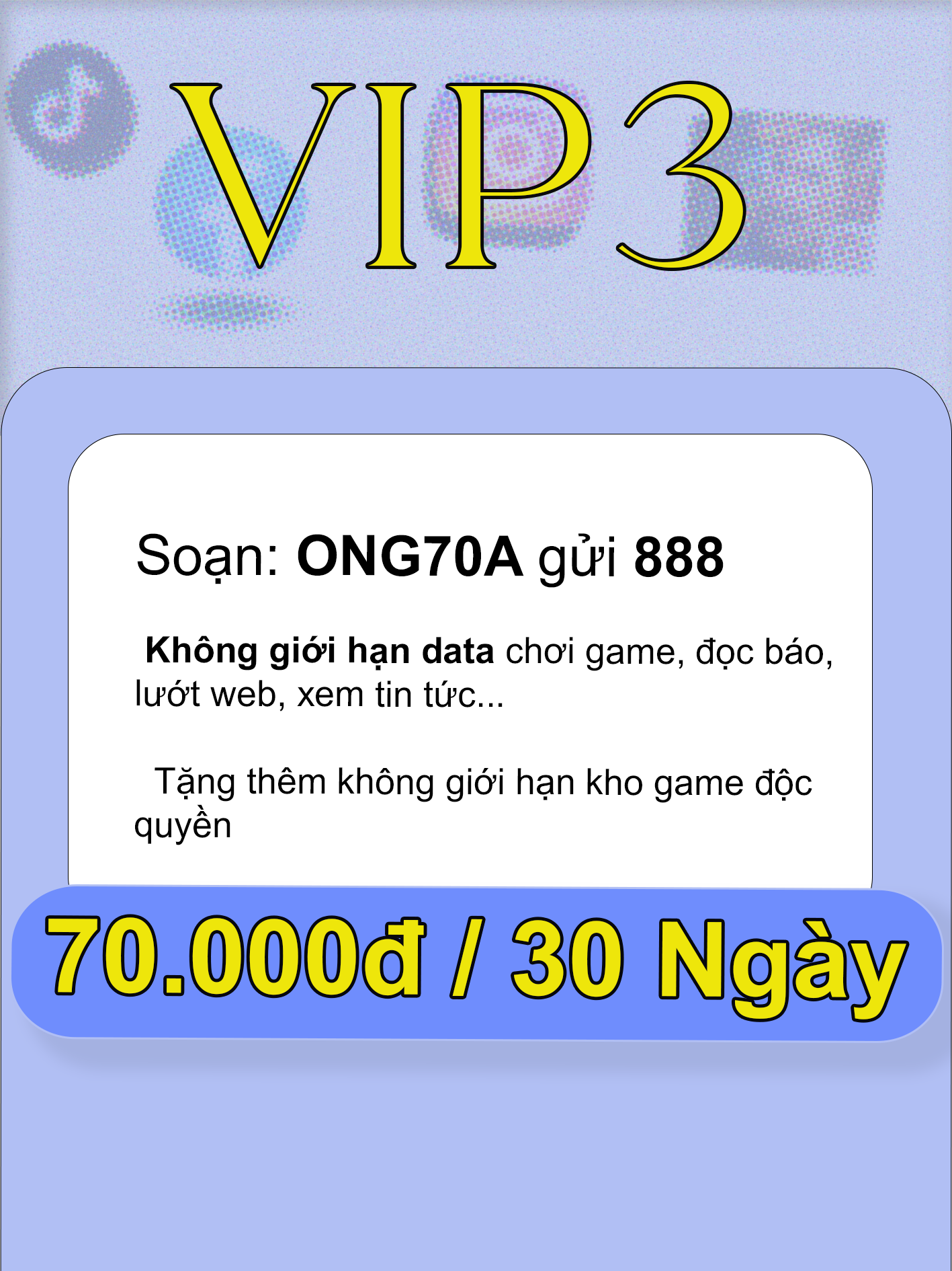 Gói VIP3 ONG70A